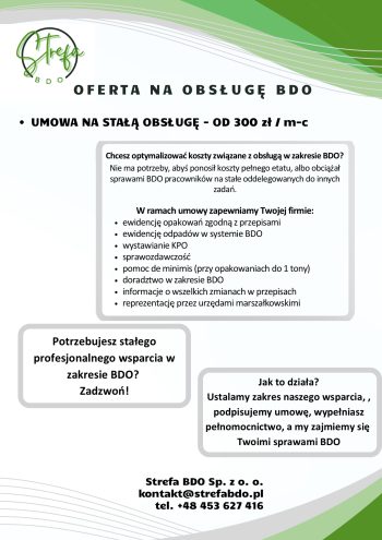 Umowa na stałą obsługe